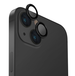 Защитное стекло камеры Глазурь для iPhone 15/15 Plus 3D черное