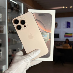 Смартфон Apple iPhone 16 Pro 128Гб "песчаный титан" б/у