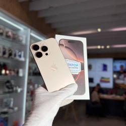 Смартфон Apple iPhone 16 Pro 256Гб "песчаный титан" б/у
