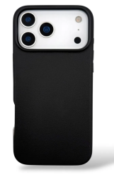 Чехол кожаный Kzdoo MagSafe для iPhone 17 Pro Max черный