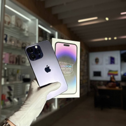 Смартфон Apple iPhone 14 Pro Max 256Гб темно-фиолетовый (Esim) б/у