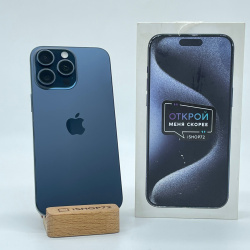 Смартфон Apple iPhone 15 Pro Max 256Гб &quot;синий титан&quot; б/у