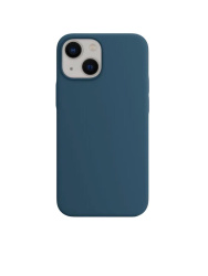 Чехол силиконовый Silicone Case 360 для iPhone 14 темно-синий