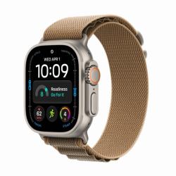 Apple Watch Ultra 4 GPS + Cellular, 49 мм, корпус из натур. титана, ремешок Alpine песчаного цвета