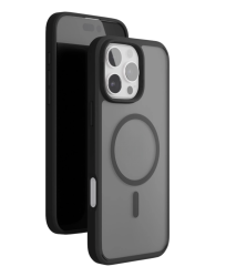 Чехол силиконовый VLP Haze c MagSafe для iPhone 16 Pro матовый черный