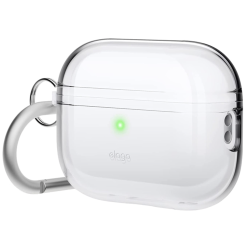 Чехол силиконовый Elago Clear Strap для Apple AirPods Pro 3 прозрачный