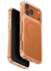 Чехол силиконовый Uniq LifePro Xtreme MagSafe для iPhone 17 Pro Max оранжевый