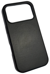 Чехол кожаный LeatherCase MagSafe для iPhone 17 Pro черный