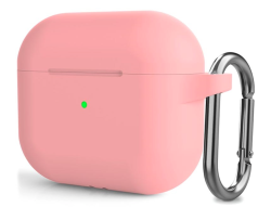 Чехол силиконовый для Apple AirPods Pro 3 розовый