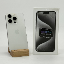 Смартфон Apple iPhone 15 Pro 128Гб &quot;белый титан&quot; б/у