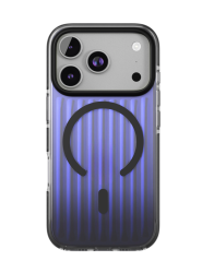 Чехол силиконовый VLP Pulse c MagSafe для iPhone 17 Pro Max переливающийся черный