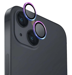 Защитное стекло камеры Uniq Optix для iPhone 13/13 mini радужное