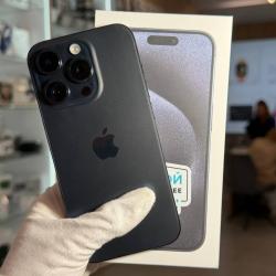 Смартфон Apple iPhone 15 Pro 256Гб "синий титан" б/у