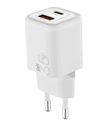 СЗУ Vyvylabs Super Mini 35W Type-C + USB белое