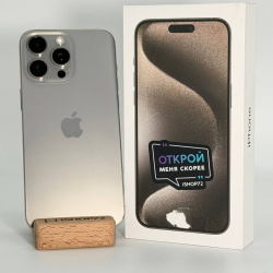 Смартфон Apple iPhone 15 Pro Max 256Гб "натуральный титан" б/у