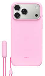 Чехол пластиковый Beats MagSafe для iPhone 17 Pro Max розовый