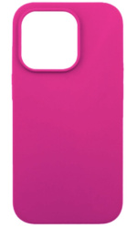 Чехол силиконовый Silicone Case MagSafe для iPhone 16 Pro ярко-розовый