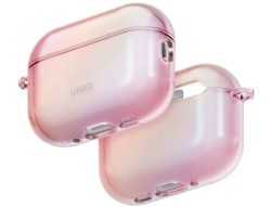 Чехол Uniq Iridescia для Apple AirPods Pro 3 переливающийся розовый