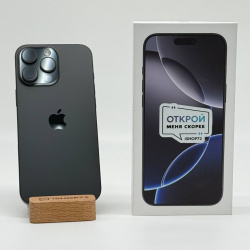 Смартфон Apple iPhone 16 Pro Max 256Гб &quot;черный титан&quot; б/у