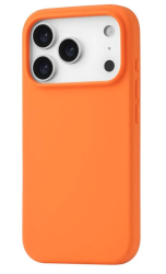 Чехол силиконовый Keephone Rosana с MagSafe для iPhone 17 Pro Max оранжевый