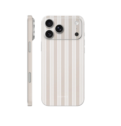 Виниловая наклейка Kkspace для iPhone 17 Pro Max holiday wrap бежевая