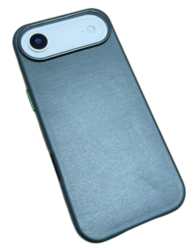 Чехол кожаный LeatherCase MagSafe для iPhone Air темно-зеленый