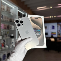 Смартфон Apple iPhone 15 Pro Max 256 Гб "натуральный титан" б/у