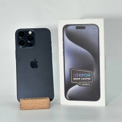 Смартфон Apple iPhone 15 Pro Max 1Тб "синий титан" б/у