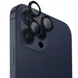 Защитное стекло камеры Samos для iPhone 15 Pro черное