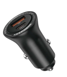 АЗУ Keephone Power Go USB + USB 38W черное