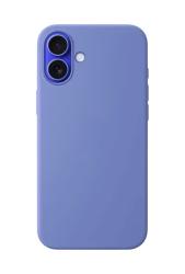 Чехол силиконовый Silicone Case для iPhone 16 Plus голубой