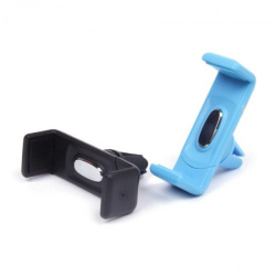 Автомобильный держатель BS070 с креплением на решетку вентилятора голубой