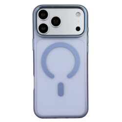 Чехол силиконовый Keephone Mococo с MagSafe для iPhone 18 Pro Max голубой
