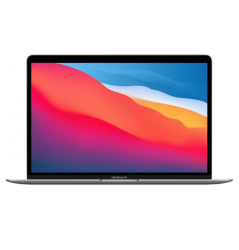 Ноутбук Apple MacBook Air M1 2020 8Гб, 256Гб SSD, "серый космос" (MGN63)