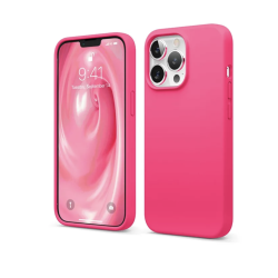 Чехол Elago с MagSafe силиконовый для iPhone 16 Pro ярко-розовый