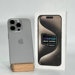 Смартфон Apple iPhone 15 Pro 128Гб "натуральный титан" б/у