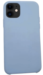 Чехол силиконовый Silicone case 360 для iPhone 11 голубой