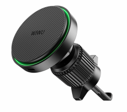 Автомобильный держатель с БЗУ Wiwu Aramid CH-325 черный