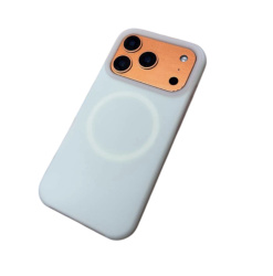 Чехол силиконовый Case с MagSafe для iPhone 17 Pro Max зеленый