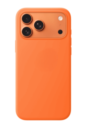 Чехол силиконовый Onzo c MagSafe для iPhone 17 Pro Max оранжевый