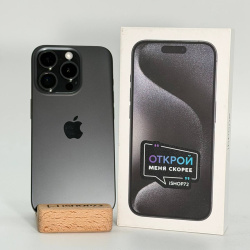 Смартфон Apple iPhone 15 Pro 256Гб "черный титан" б/у