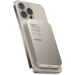 Внешний аккумулятор Momax Q.Mag X1 10000mAh натуральный титан
