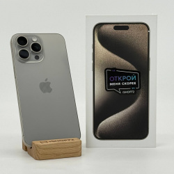 Смартфон Apple iPhone 15 Pro Max 256Гб &quot;натуральный титан&quot; б/у