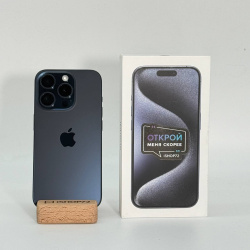 Смартфон Apple iPhone 15 Pro 256Гб "синий титан" б/у