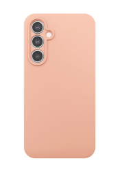 Чехол силиконовый VLP Aster Case для Samsung Galaxy A55 персиковый