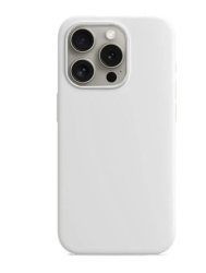 Чехол силиконовый Silicone Case 360 для iPhone 16 Pro белый