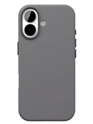 Чехол кожанный Keephone Peekaboo с MagSafe для iPhone 17 серый