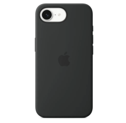 Чехол силиконовый Silicone Case MagSafe для iPhone 16E черный
