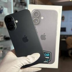 Смартфон Apple iPhone 16 128Гб черный б/у