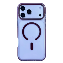 Чехол силиконовый Keephone Shockstar с MagSafe для iPhone 18 Pro Max бордовый